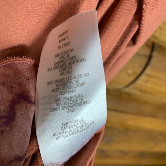 LOGO Lori Goldstein Women's M Flowy Cardigan - Picture 5 of 8